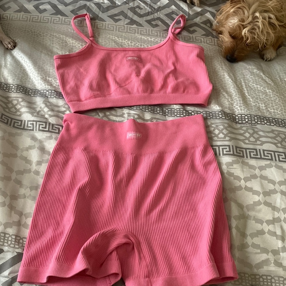Bo and tee short and bra set - Picture 3 of 3